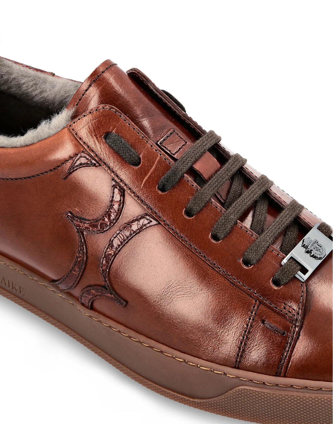Lo-Top Sneakers Double B, цвет: Коричневый
