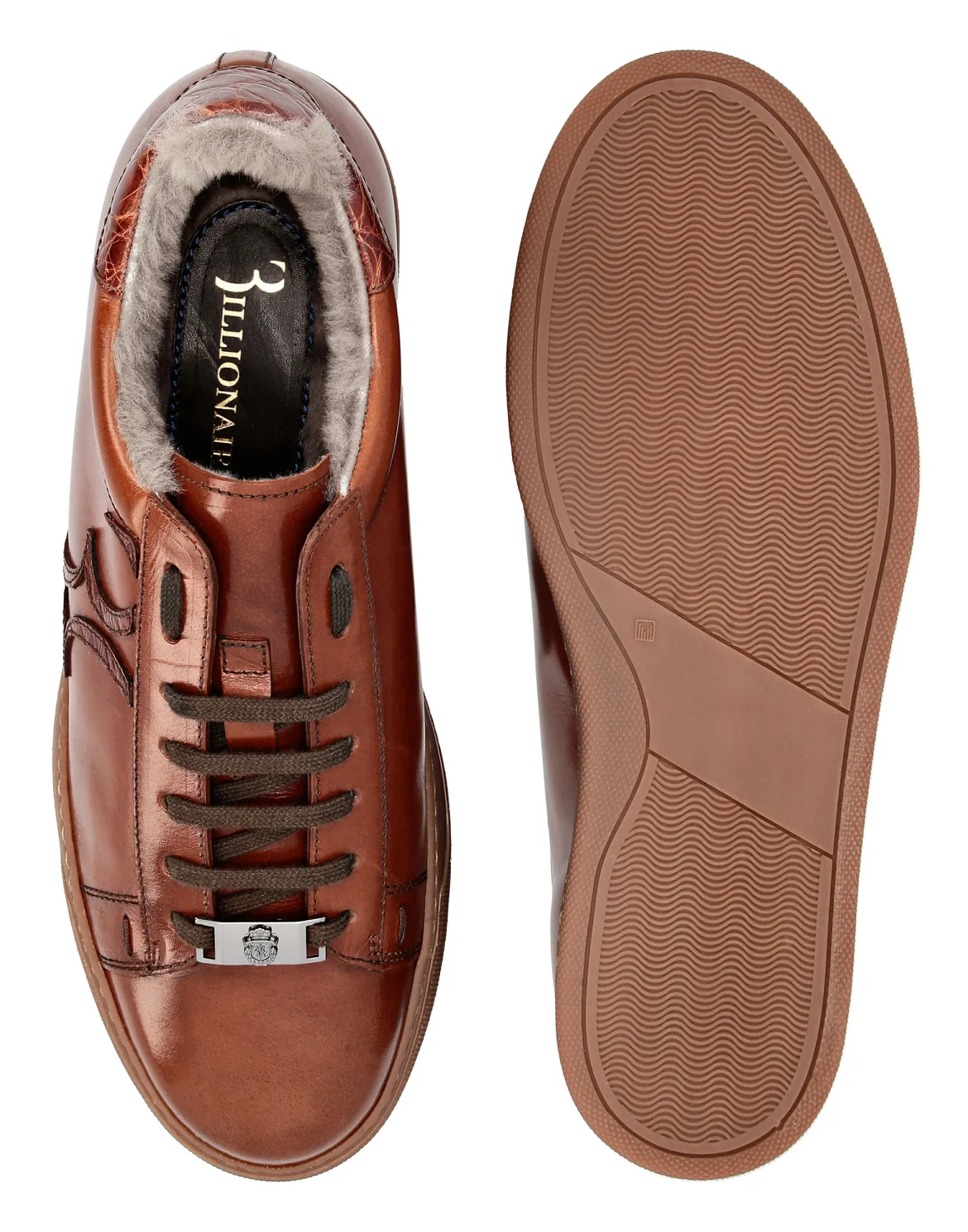 Lo-Top Sneakers Double B, цвет: Коричневый