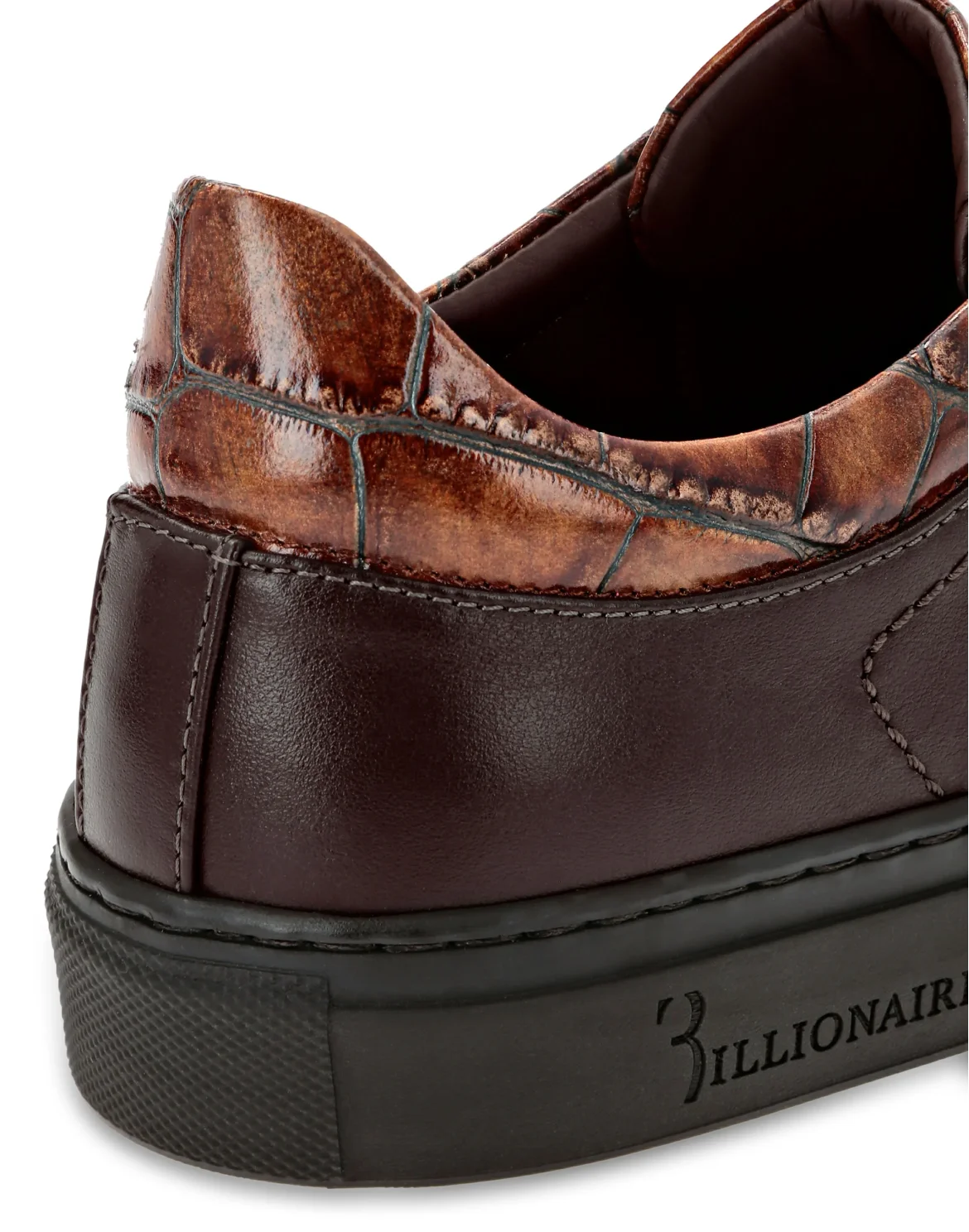Lo-Top Sneakers Crest, цвет: Коричневый