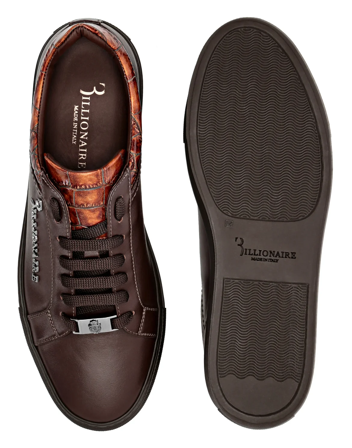 Lo-Top Sneakers Crest, цвет: Коричневый