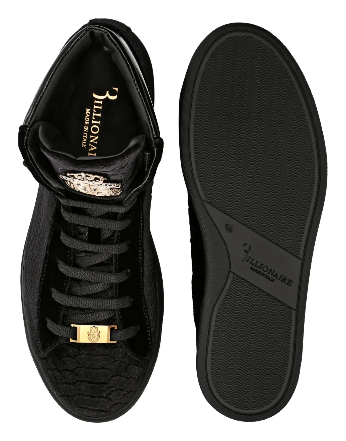 Hi-Top Sneakers Crest, цвет: Черный