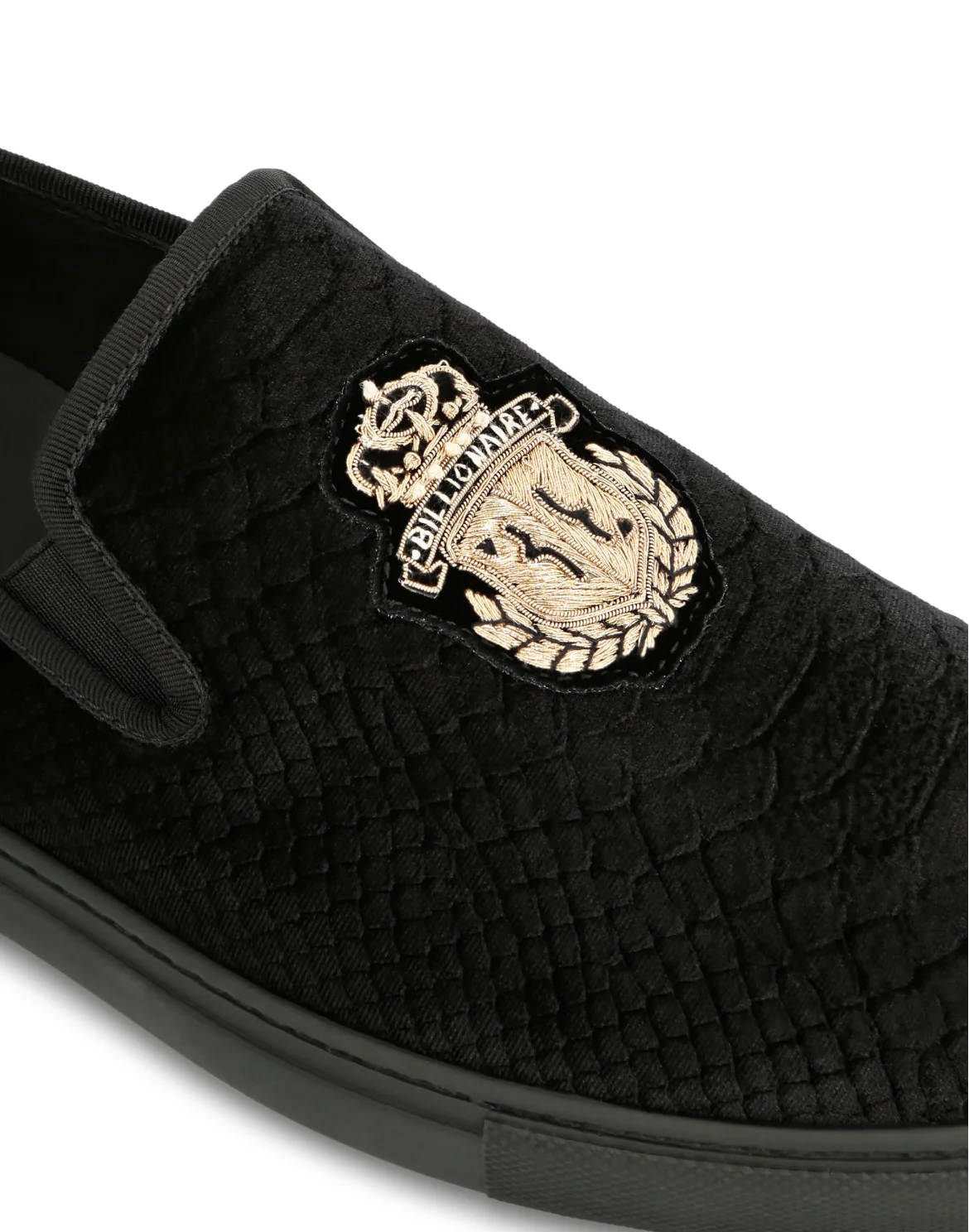 Slip On Crest, цвет: Черный