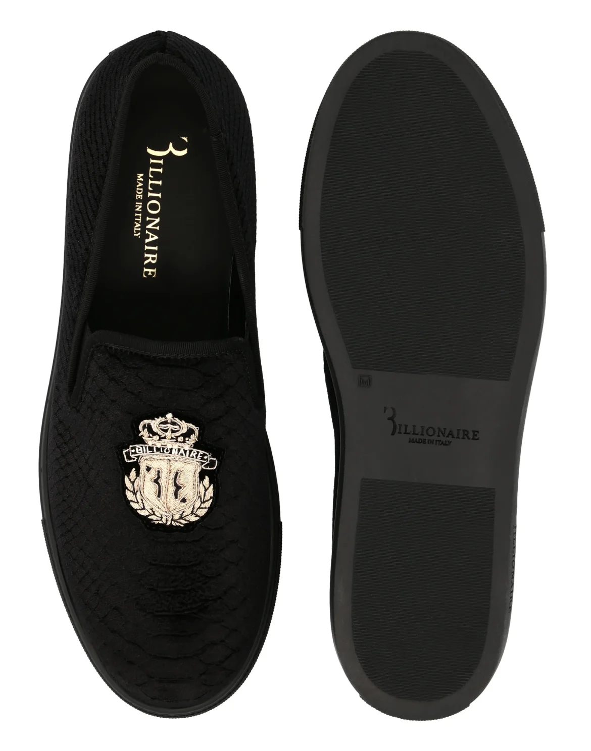 Slip On Crest, цвет: Черный