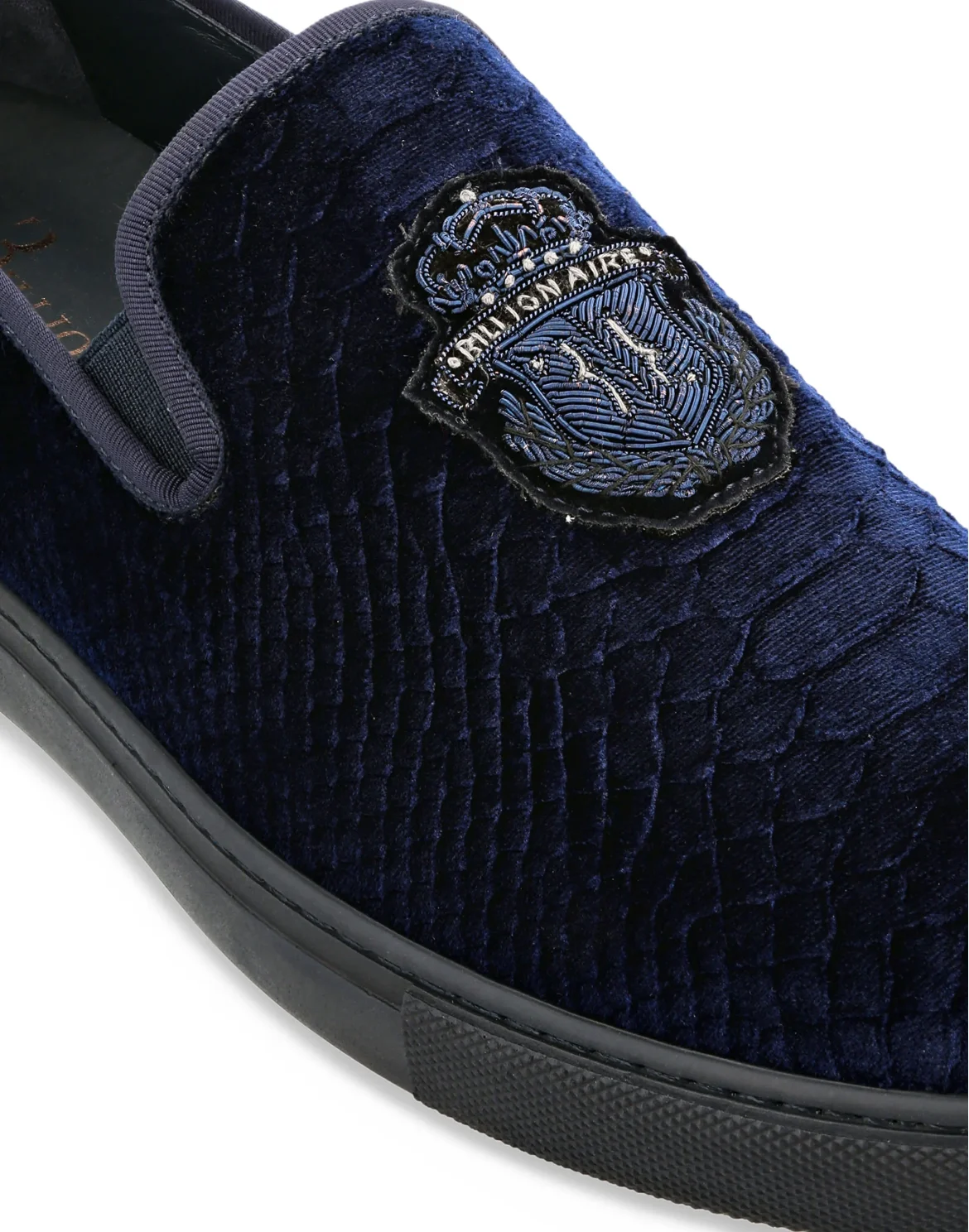 Slip On Crest, цвет: Синий