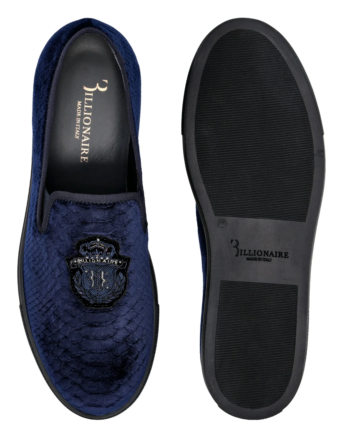 Slip On Crest, цвет: Синий