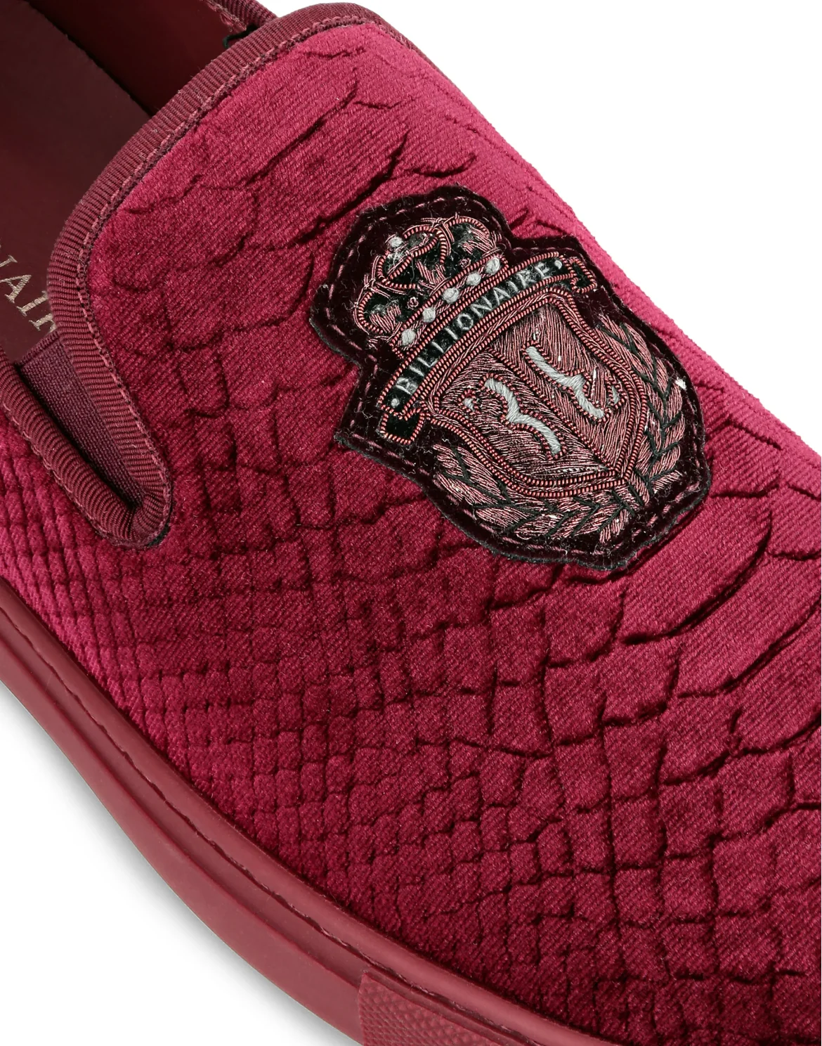 Slip On Crest, цвет: Красный