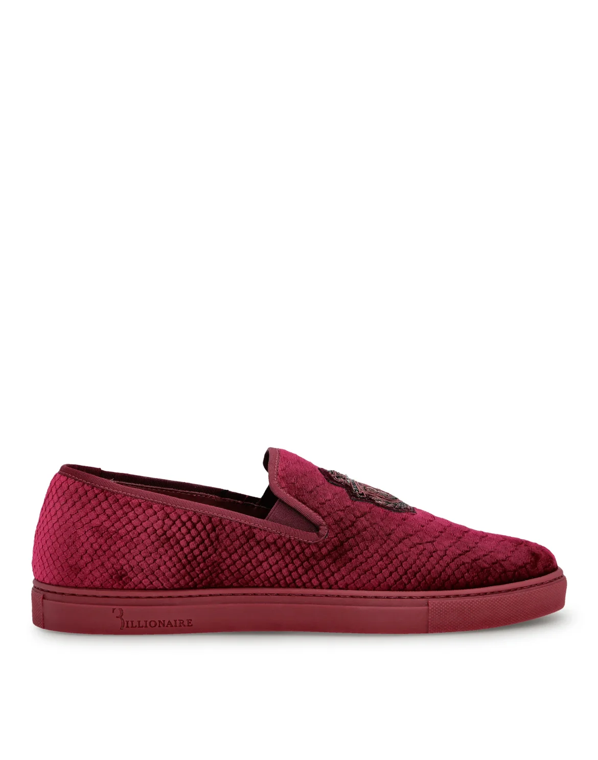 Slip On Crest, цвет: Красный