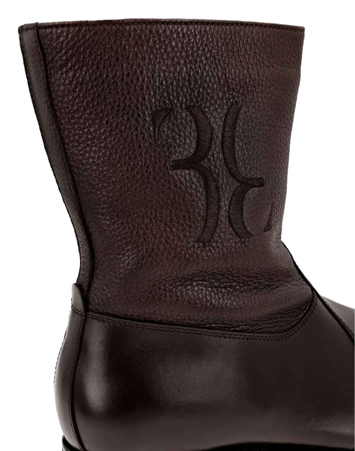 Boots Low Flat Double B, цвет: Коричневый