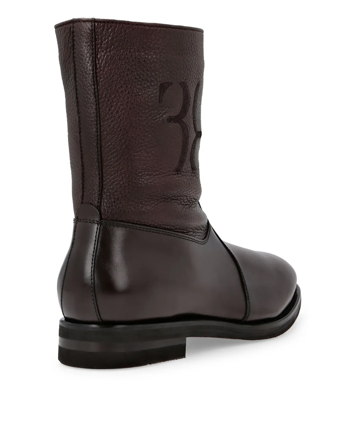 Boots Low Flat Double B, цвет: Коричневый