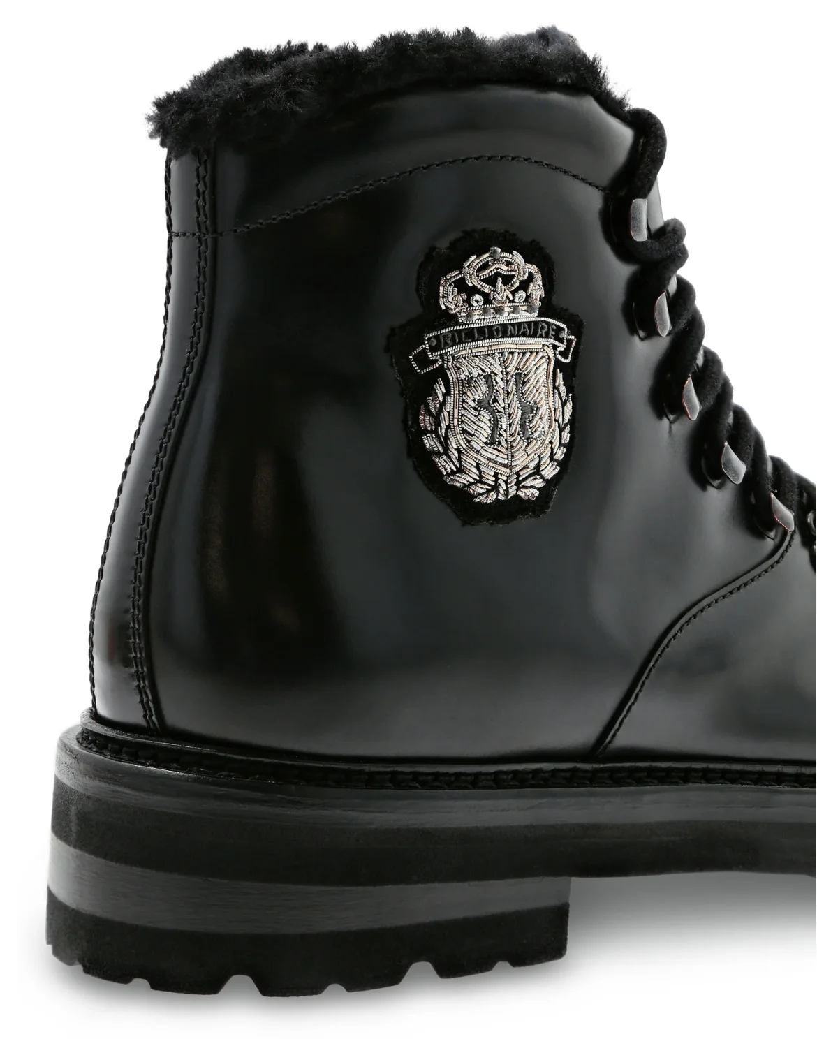 Boots Low Flat Crest, цвет: Черный