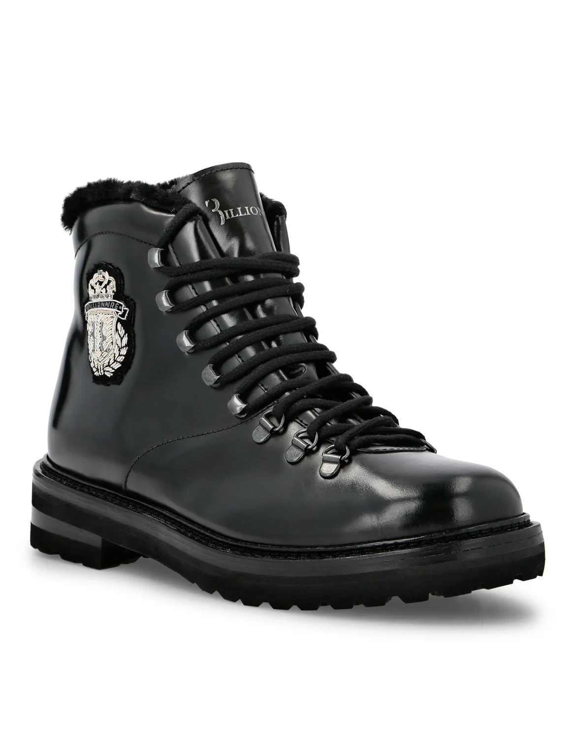 Boots Low Flat Crest, цвет: Черный