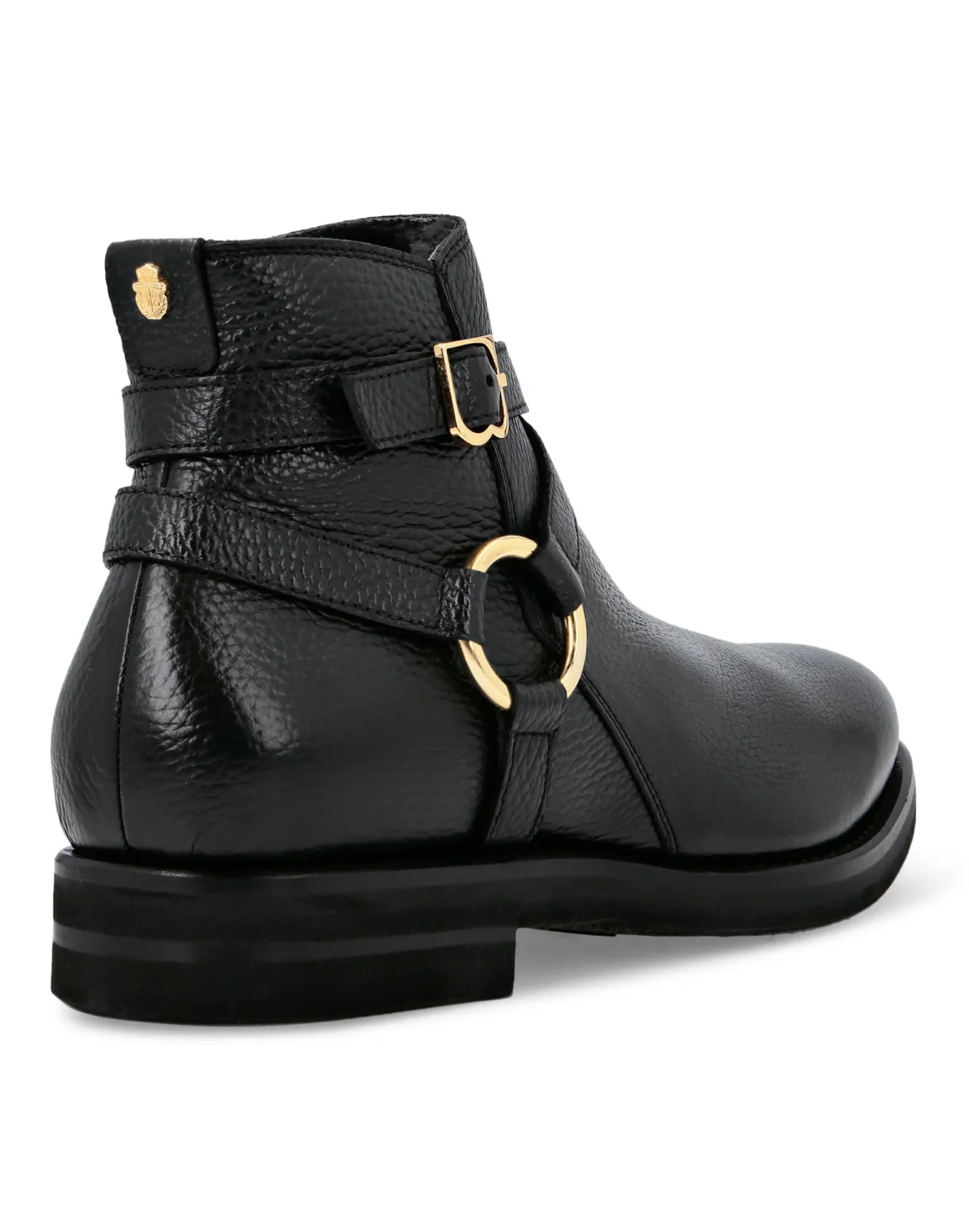 Boots Low Flat Double B, цвет: Черный