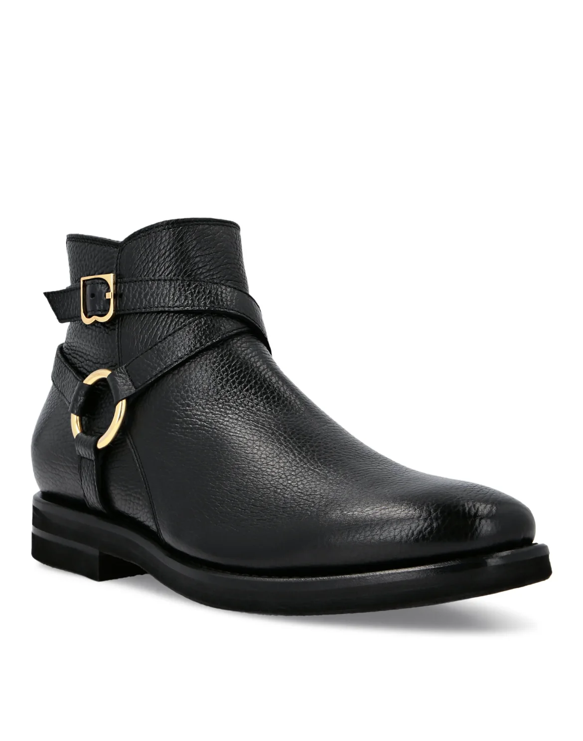 Boots Low Flat Double B, цвет: Черный