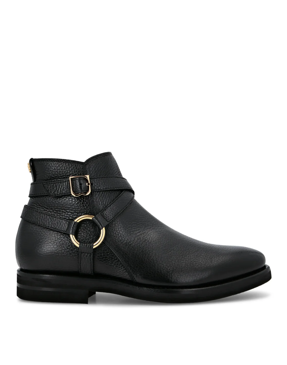 Boots Low Flat Double B, цвет: Черный
