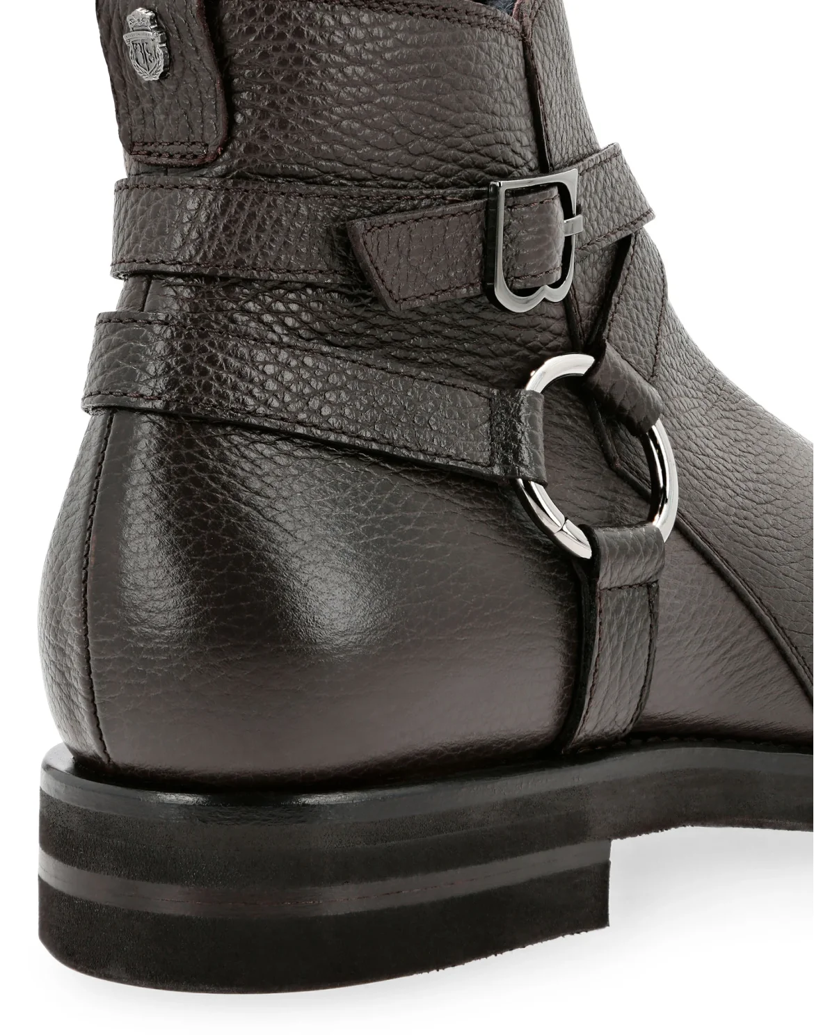 Boots Low Flat Double B, цвет: Коричневый