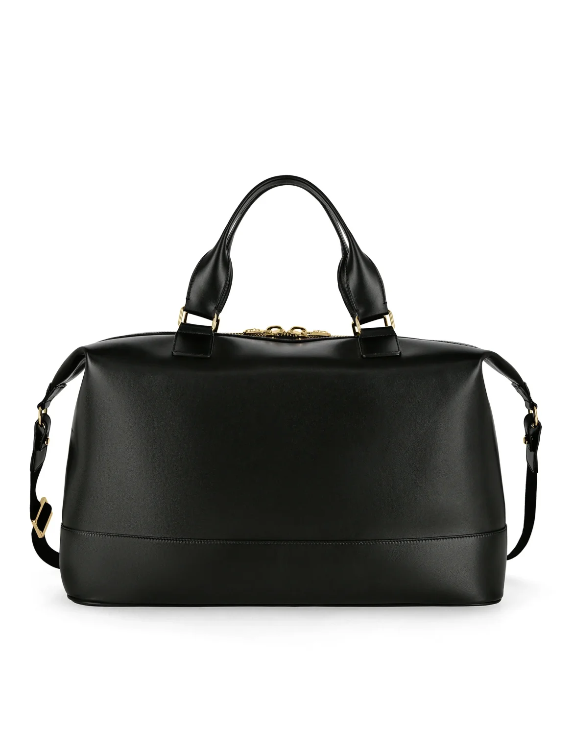 Medium Travel Bag with Python Luxury, цвет: Черный
