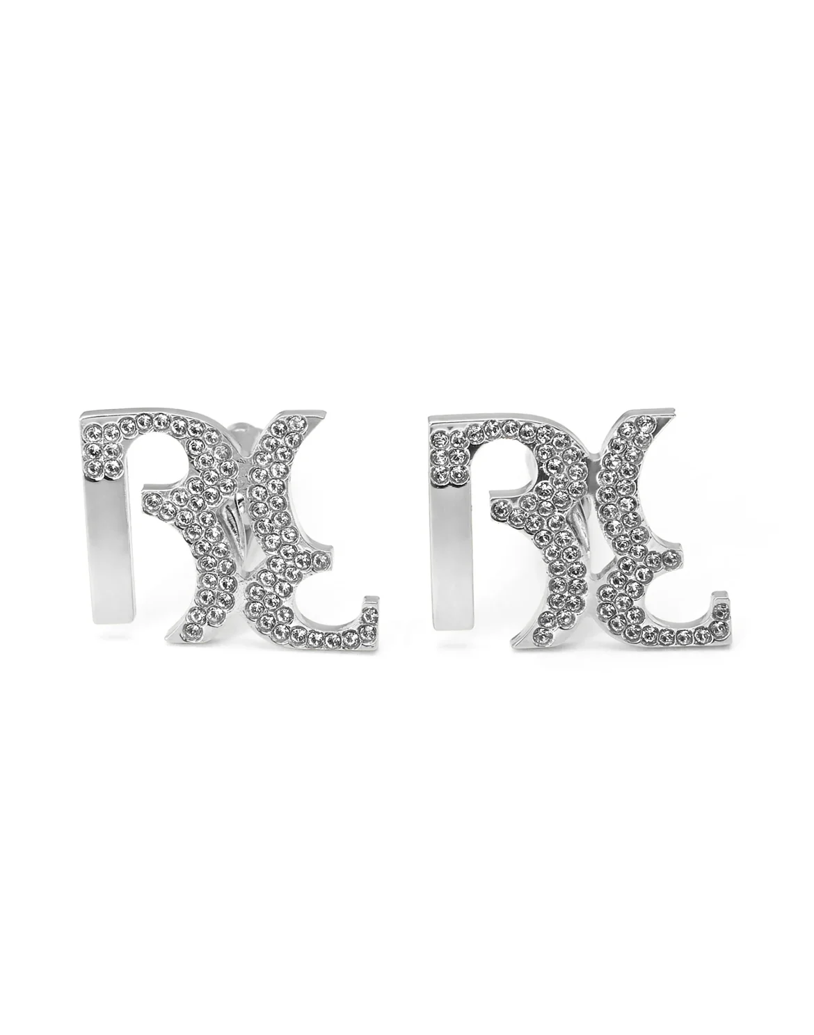 metal cufflinks Double B, цвет: Серебристый