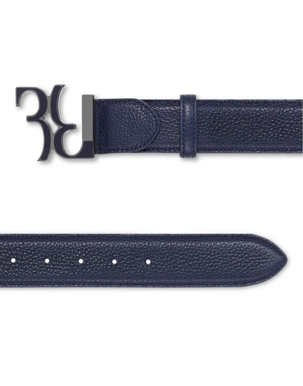 Belt Double B, цвет: Синий
