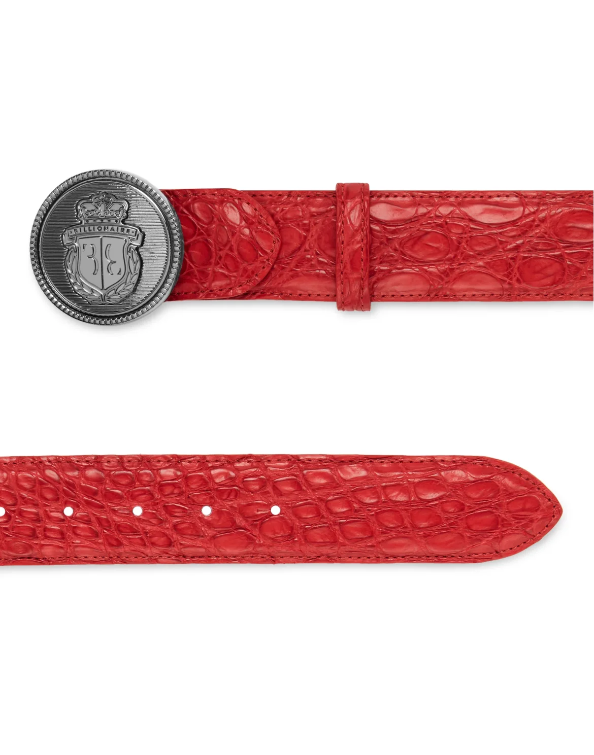 Crocodile Belt Luxury, цвет: Красный