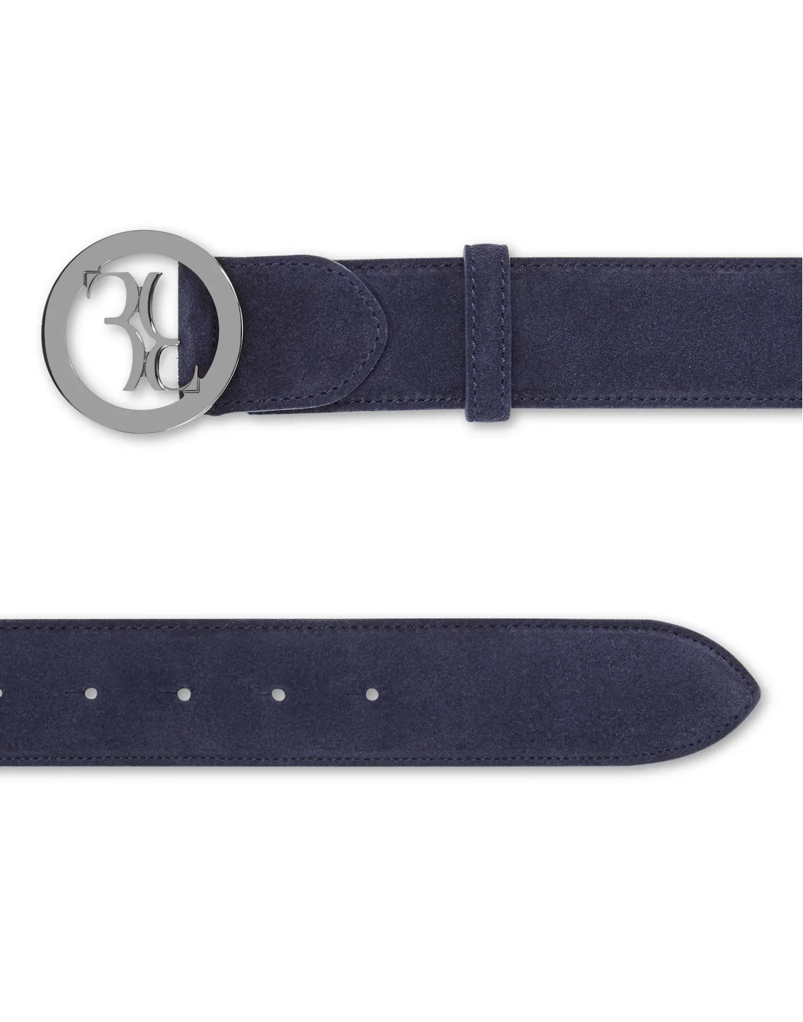 Belt Double B, цвет: Синий