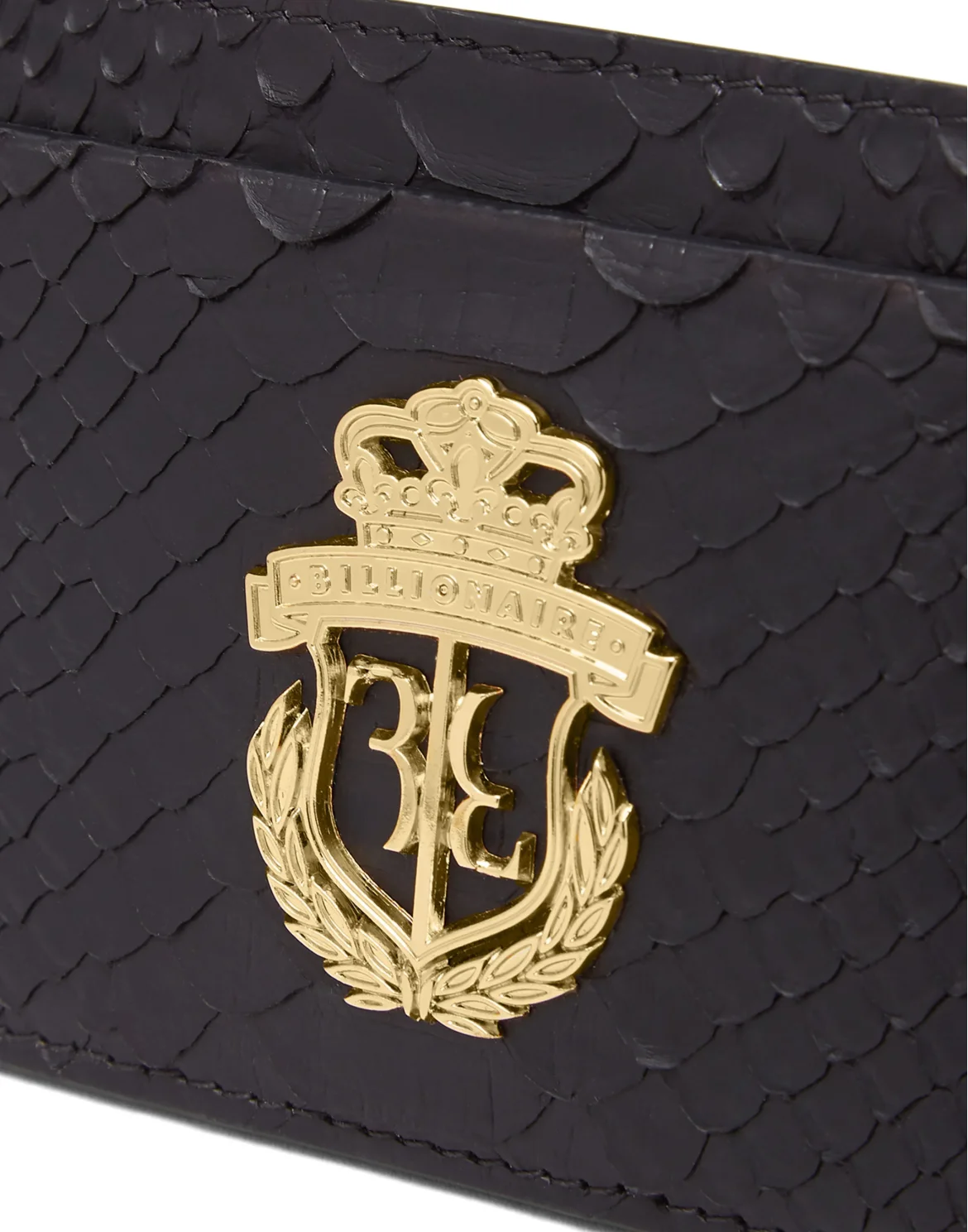 Credit Cards Holder with Python Luxury, цвет: Черный