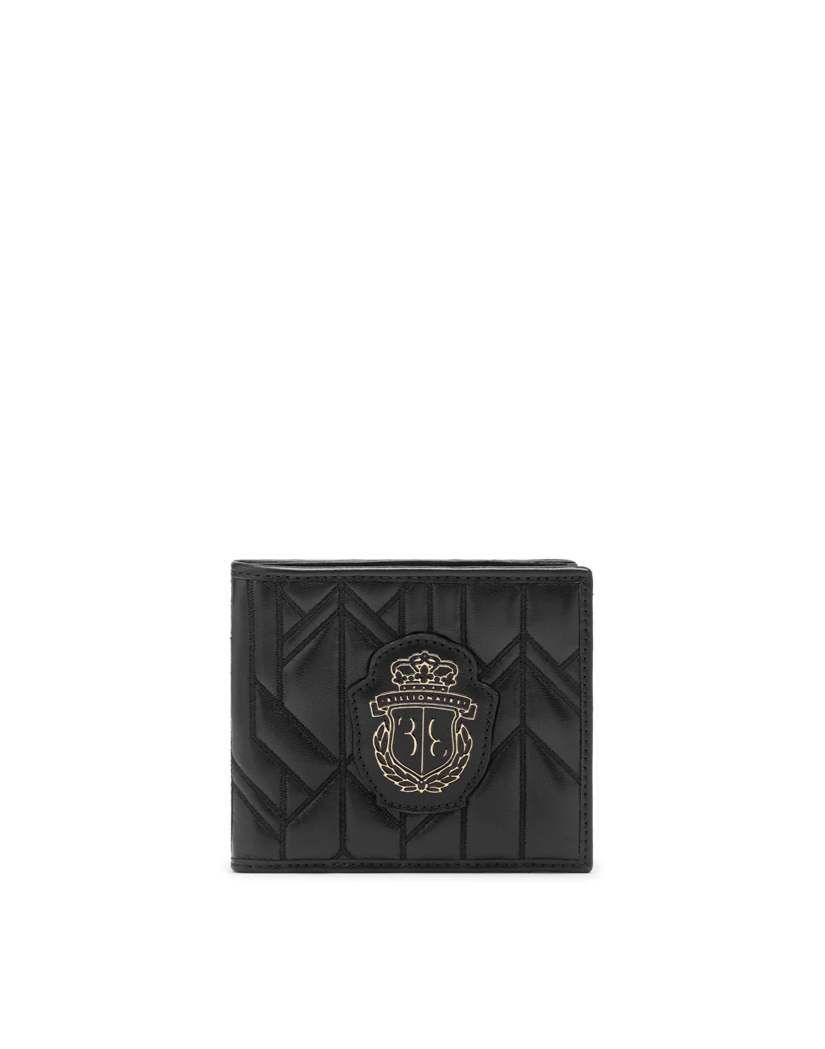 French wallet Geometric, цвет: Черный