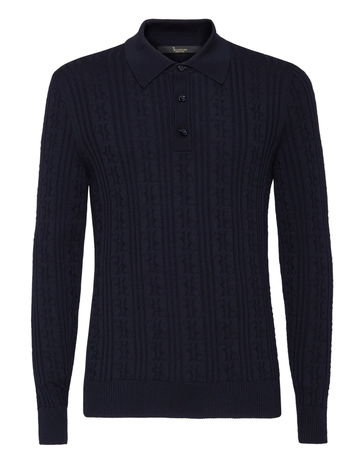 Pullover Polo-Neck LS All over BB, цвет: Синий