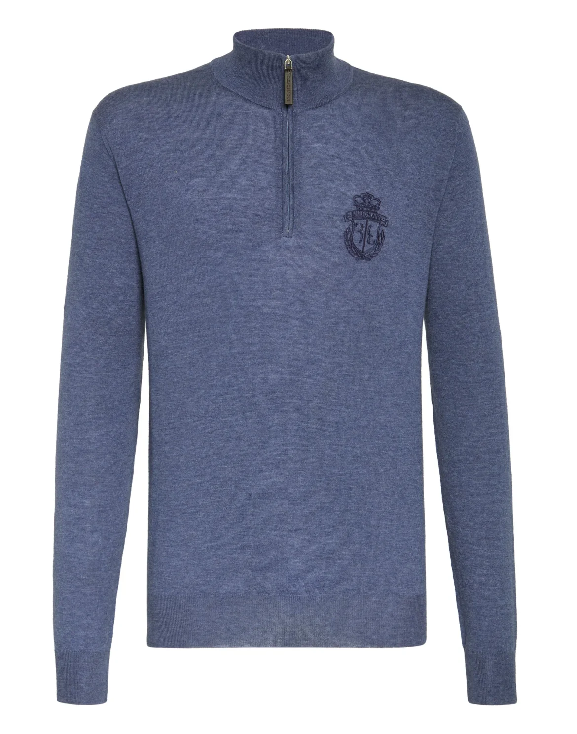 Pullover zip mock Crest, цвет: Синий