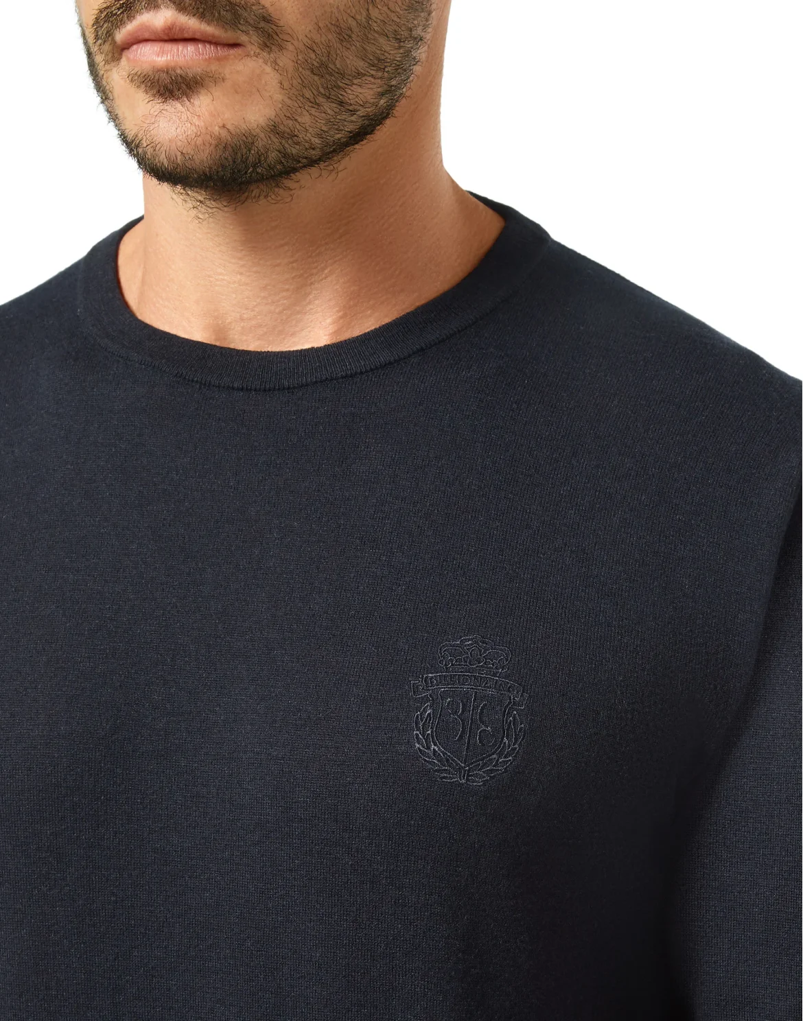 Pullover Round Neck LS Crest, цвет: Синий