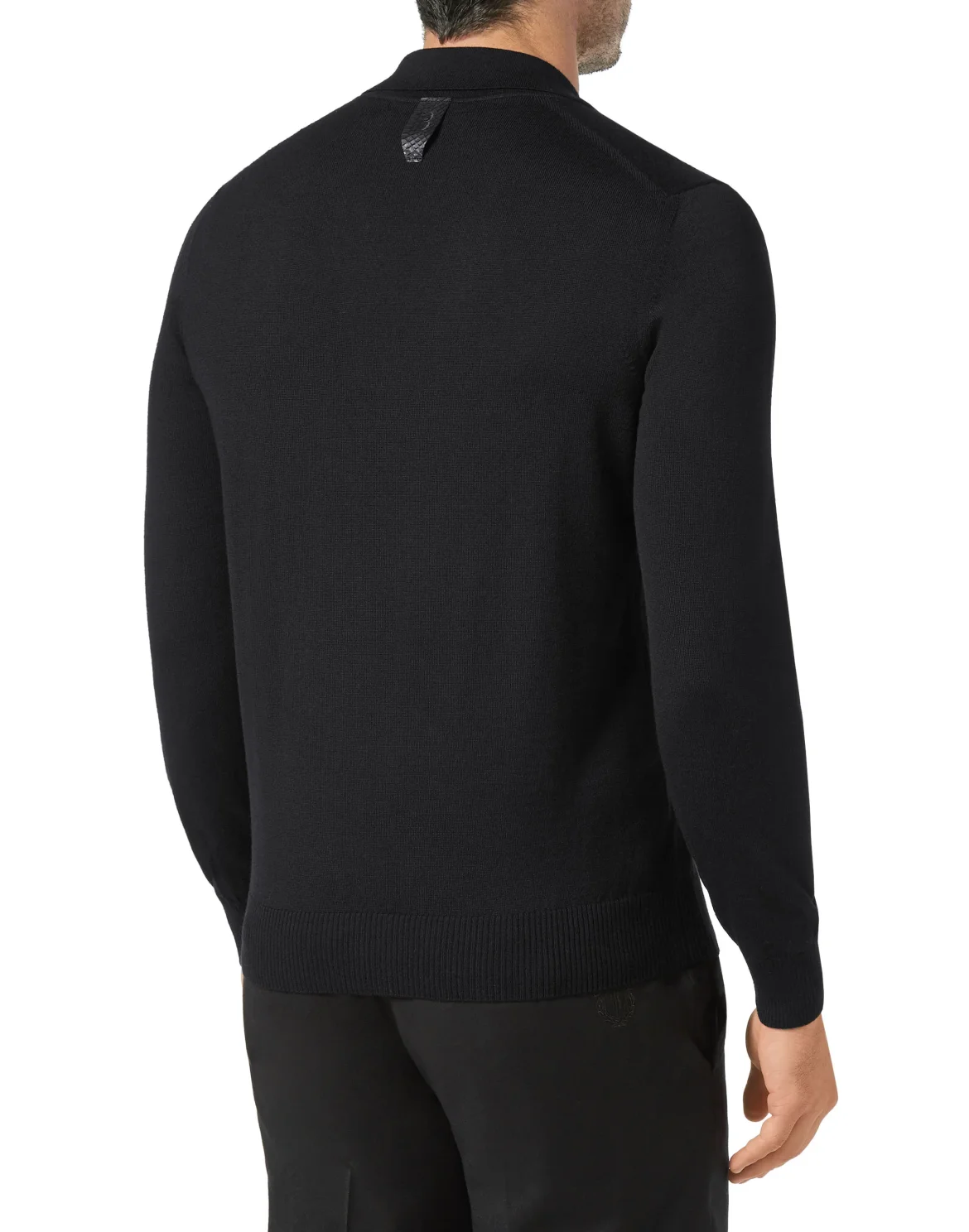 Pullover zip mock Luxury, цвет: Черный