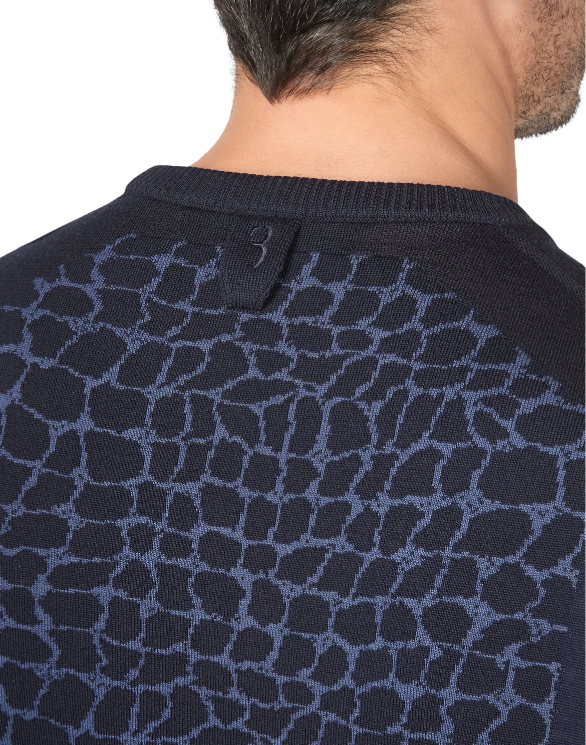 Pullover Round Neck LS Crest, цвет: Синий