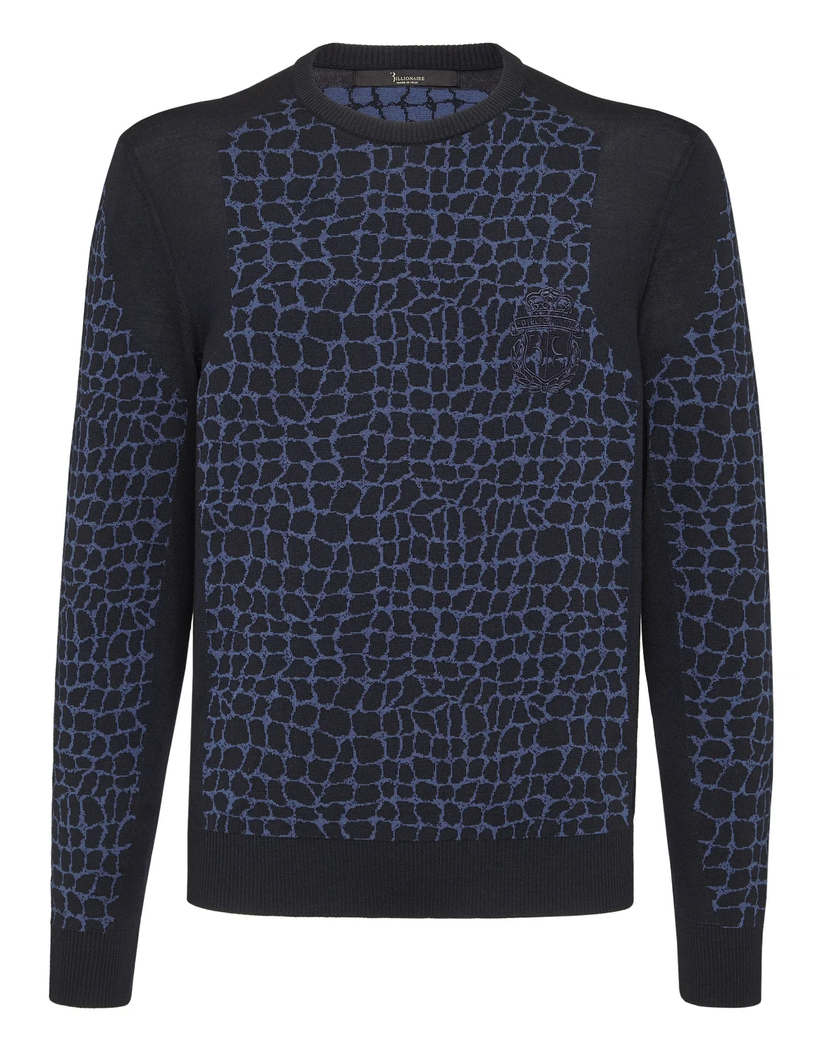 Pullover Round Neck LS Crest, цвет: Синий