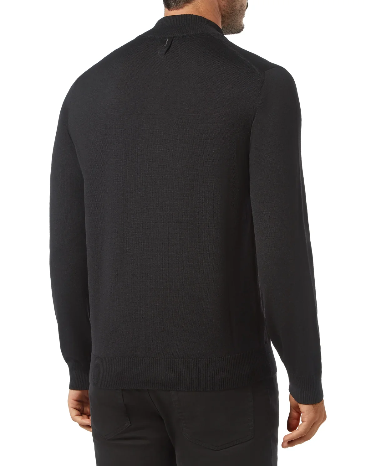 Pullover zip mock Istitutional, цвет: Черный