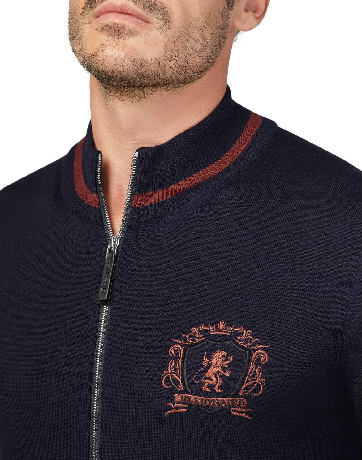 Pullover full zip Lion, цвет: Синий