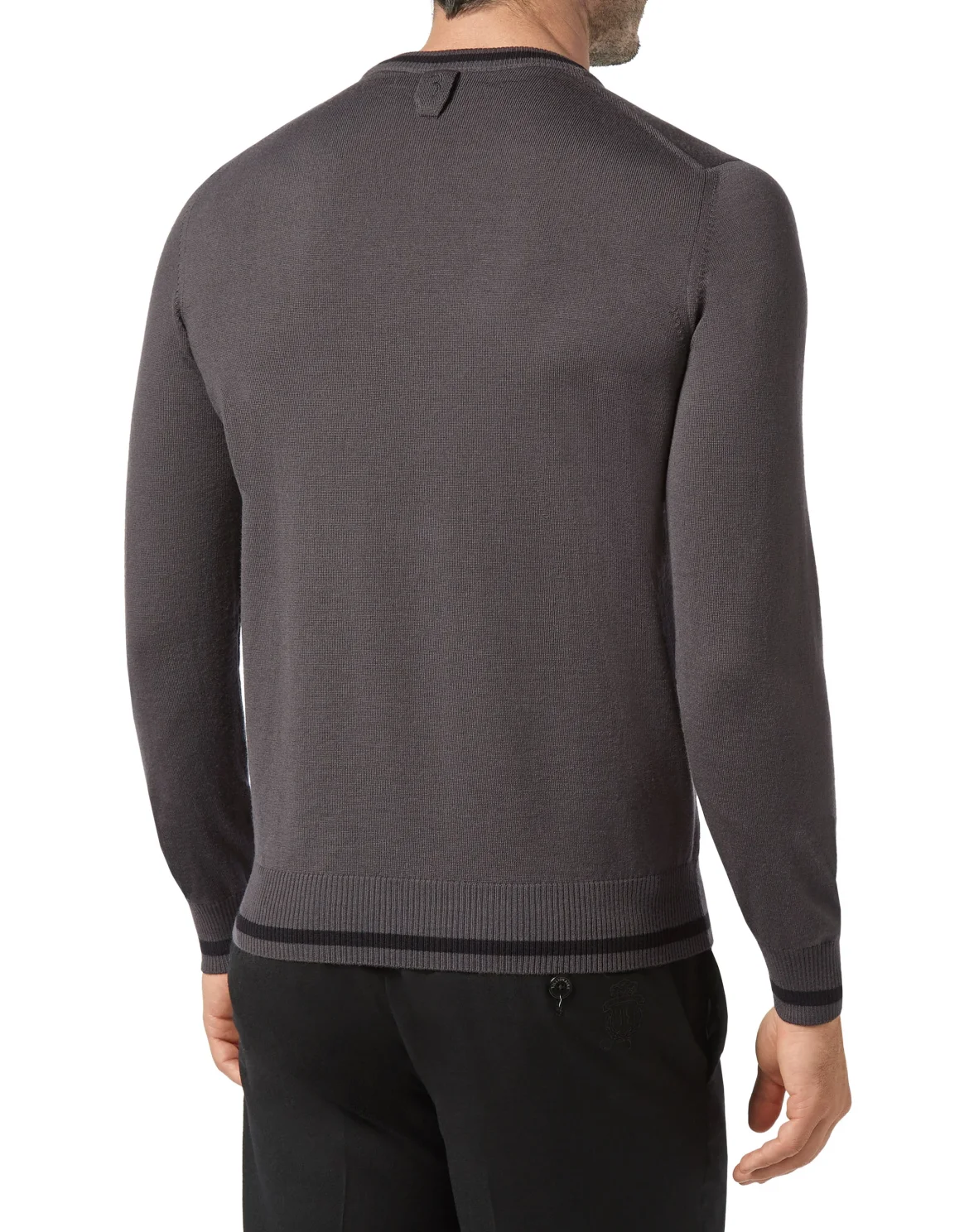 Pullover Round Neck LS Lion, цвет: Серый