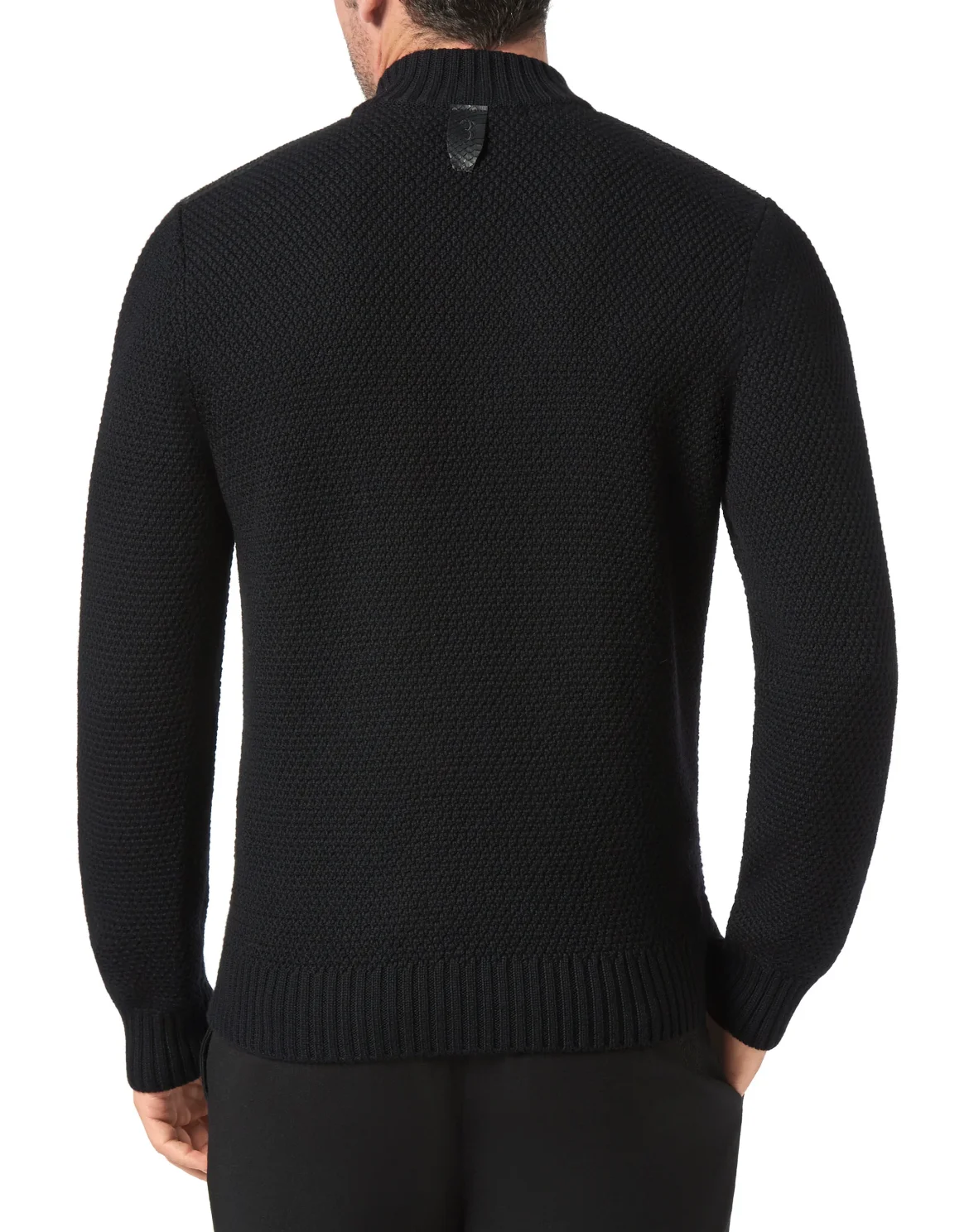 Pullover full zip Luxury, цвет: Черный