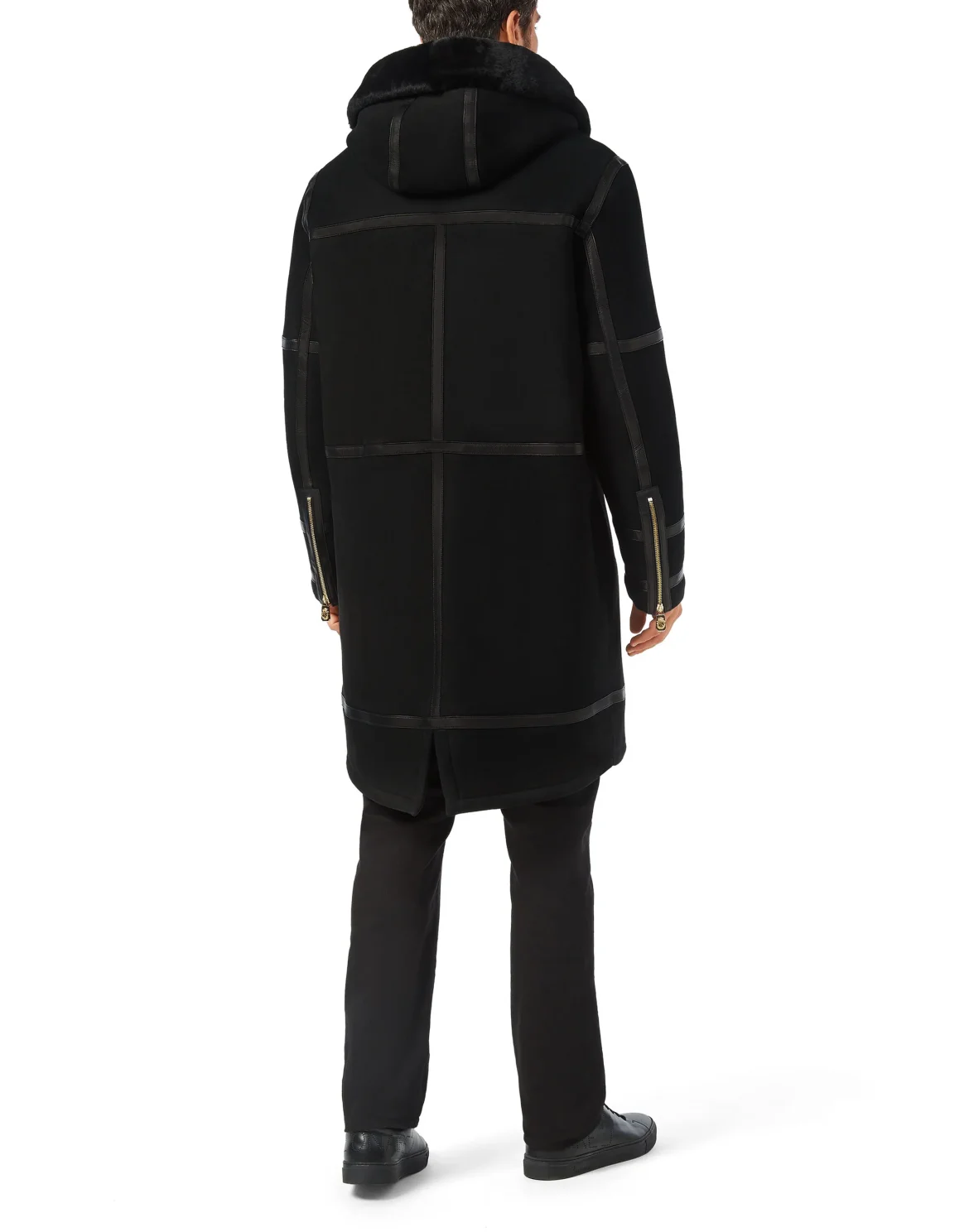Leather Parka Istitutional, цвет: Черный