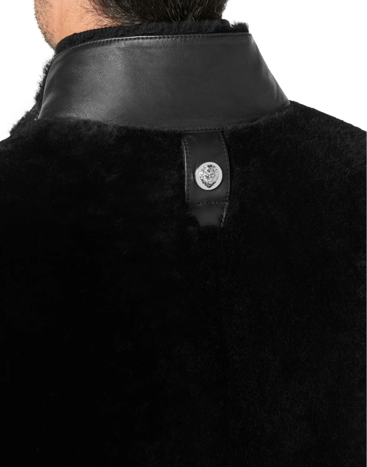 Leather Bomber Crest, цвет: Черный