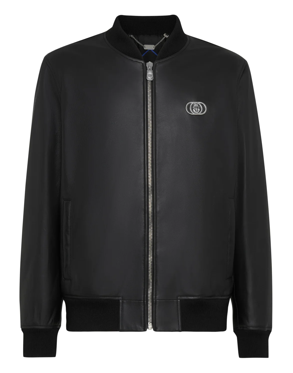Leather Bomber Crest, цвет: Черный