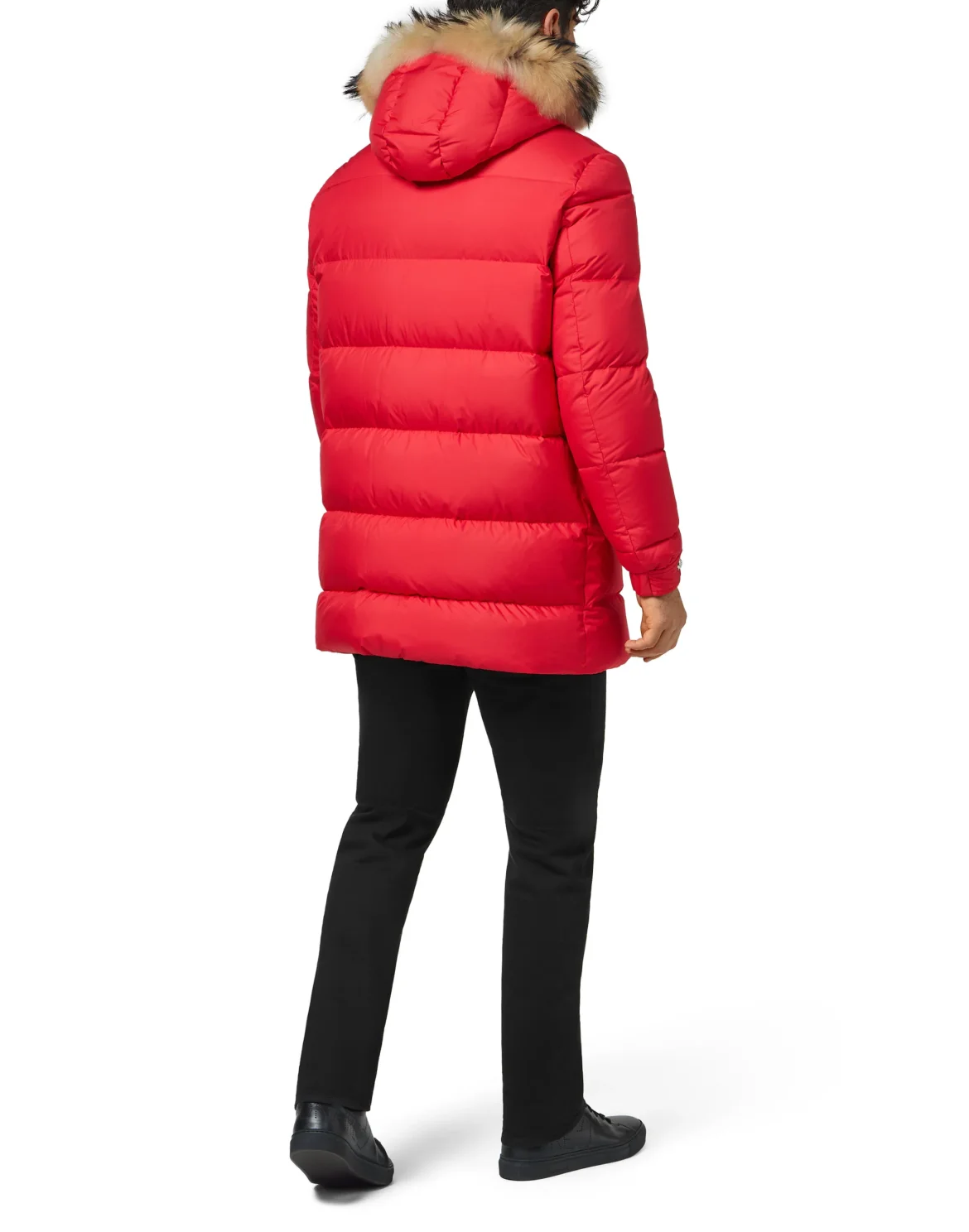Parka with Fur Luxury, цвет: Красный