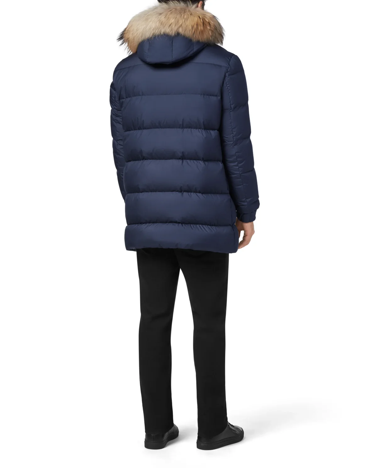 Parka with Fur Luxury, цвет: Синий