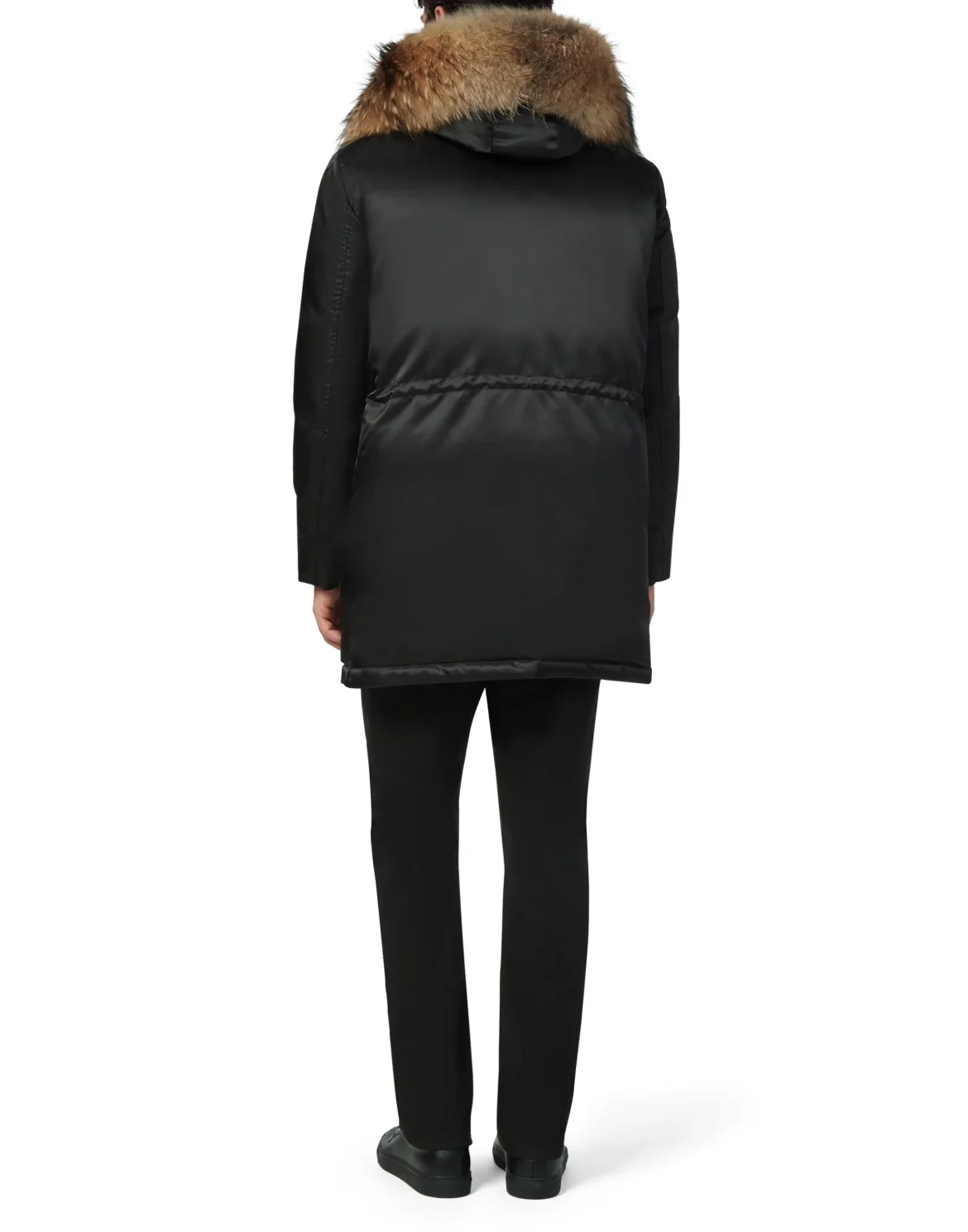 Parka with Fur Luxury, цвет: Черный
