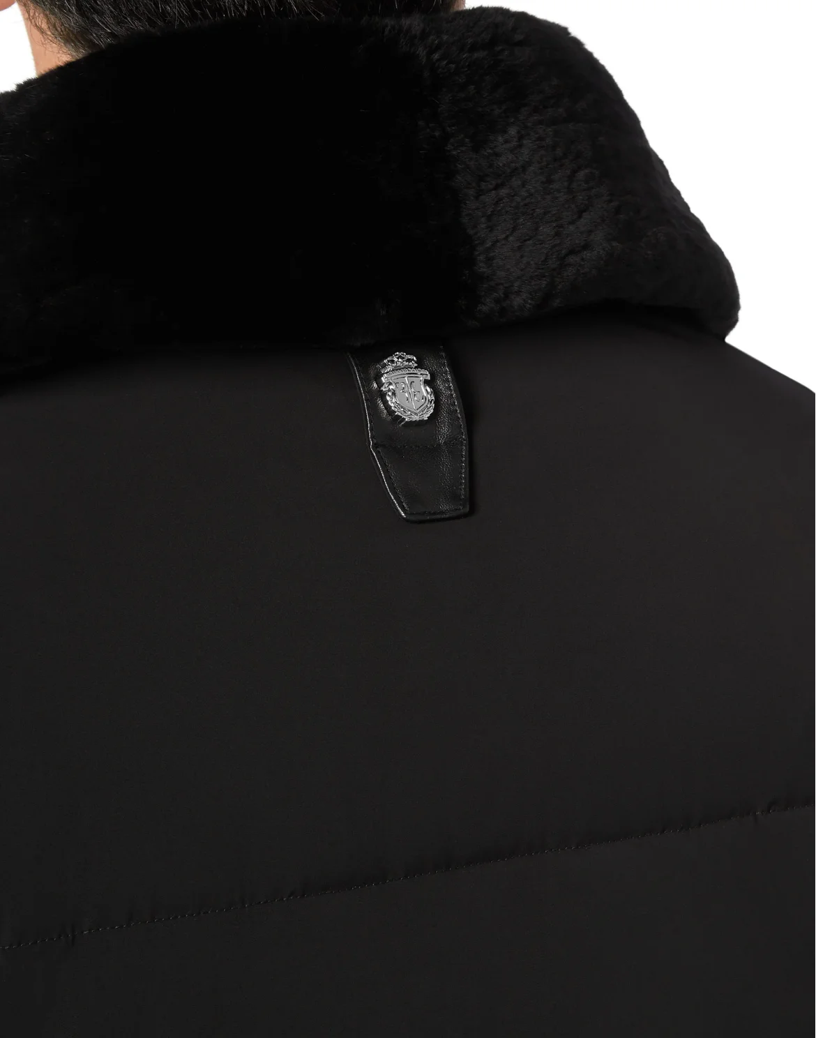 Bomber with Fur Luxury, цвет: Черный