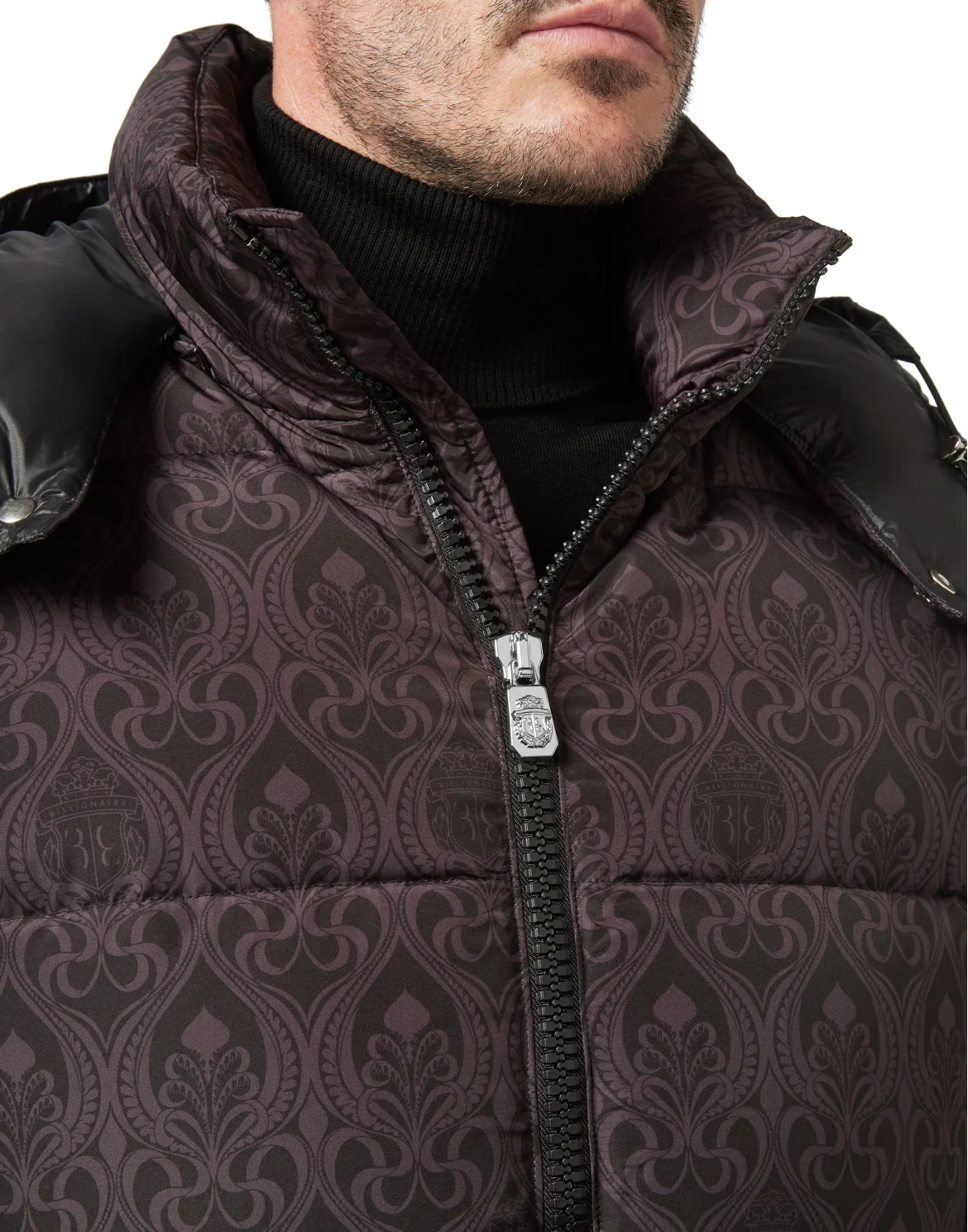 Bomber Geometric, цвет: Черный