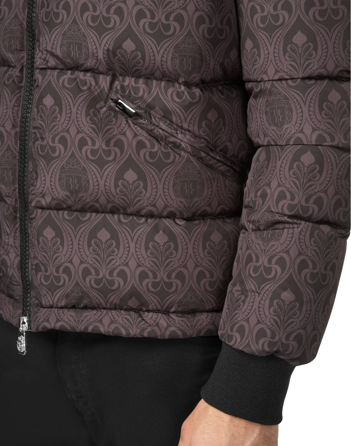 Bomber Geometric, цвет: Черный
