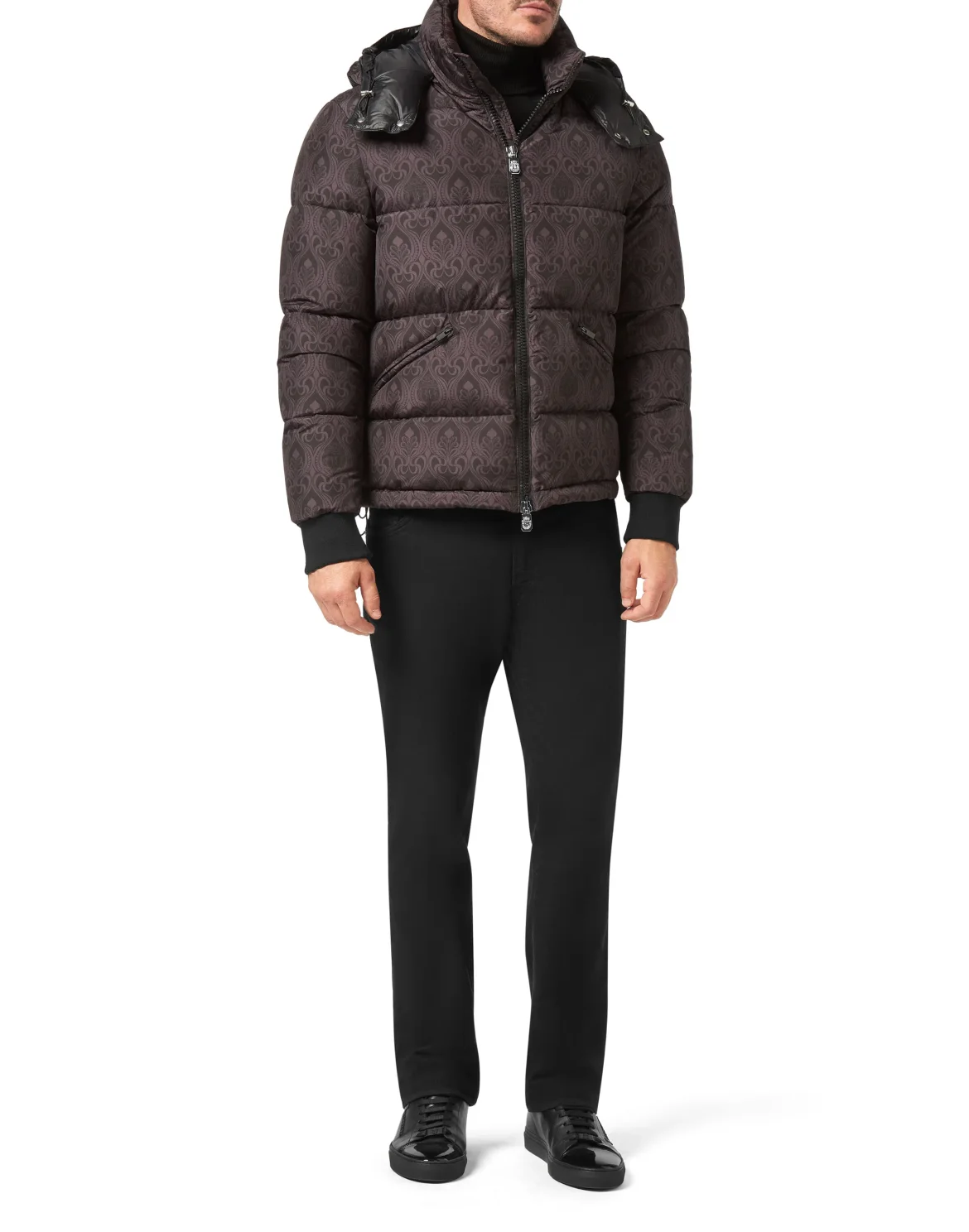 Bomber Geometric, цвет: Черный