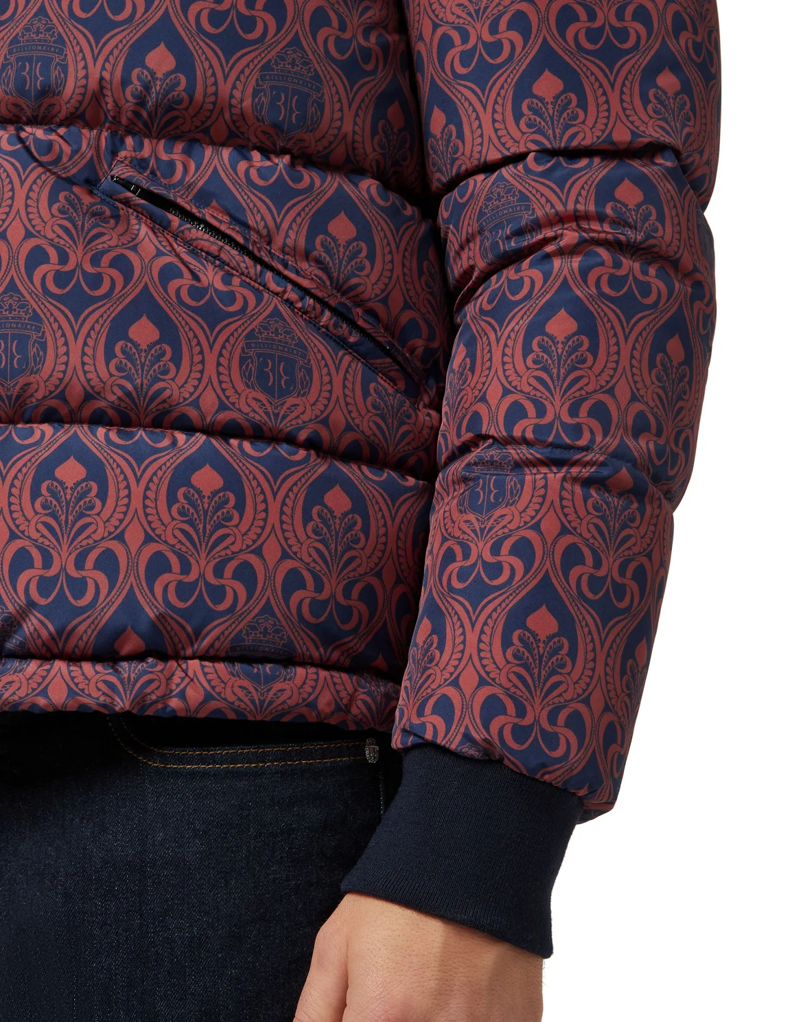 Bomber Geometric, цвет: Коричневый