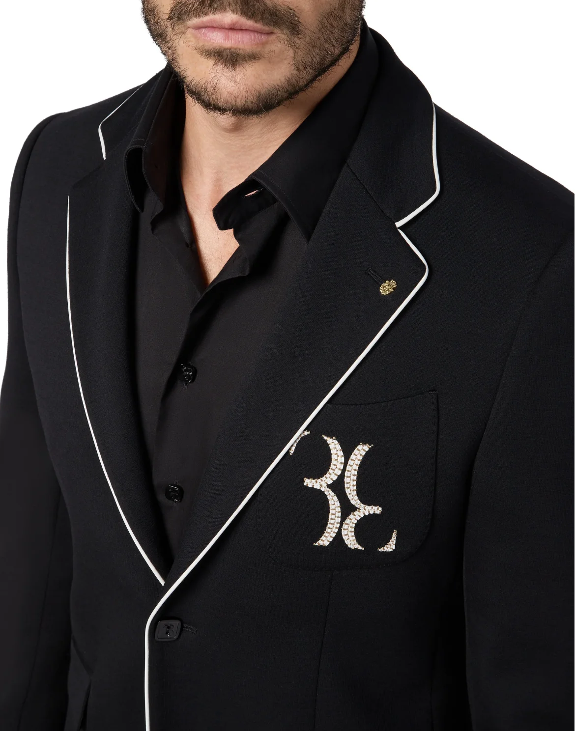 Blazer Super Slim Fit Double B, цвет: Черный