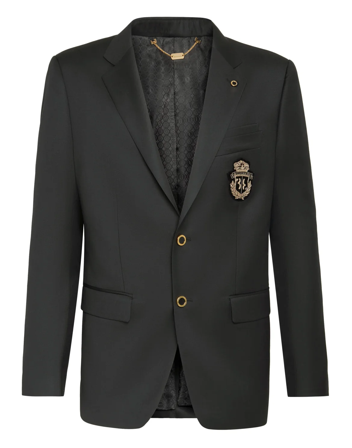 Blazer Super Slim Fit Crest, цвет: Черный