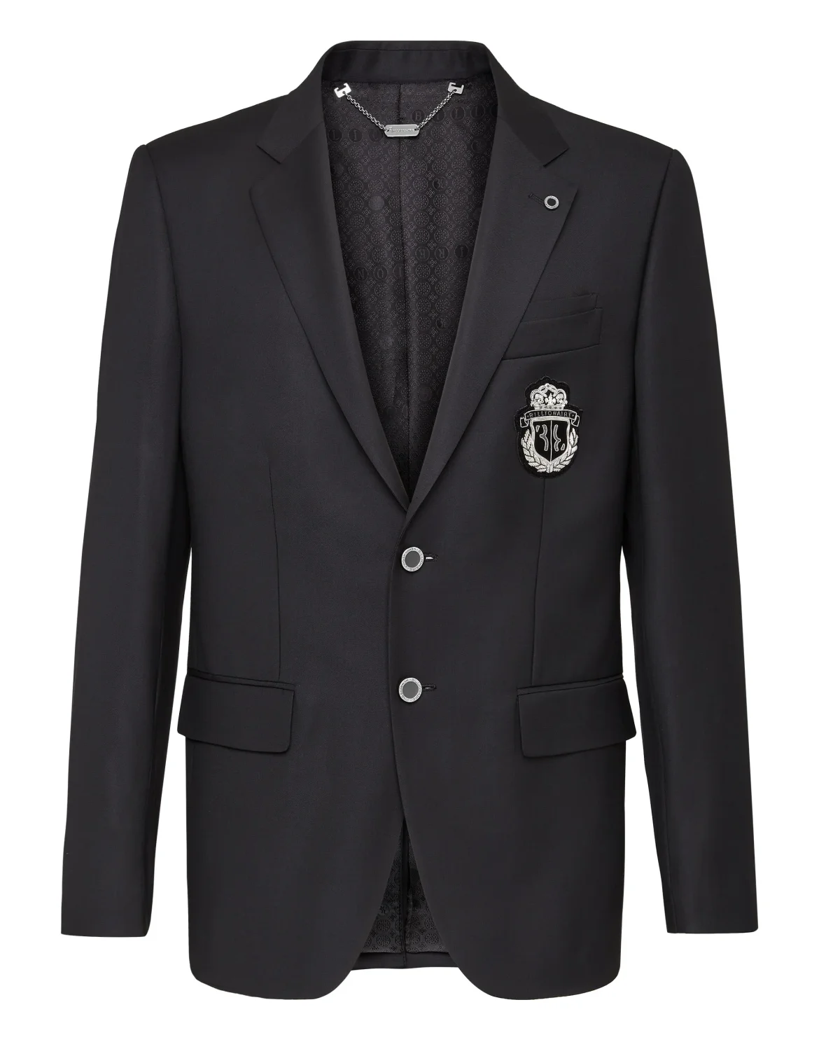 Blazer Super Slim Fit Crest, цвет: Черный